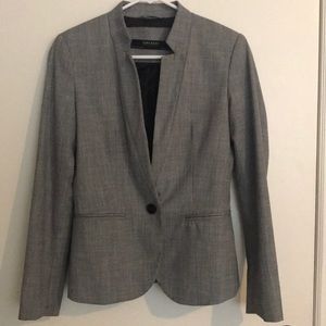 Gray blazer